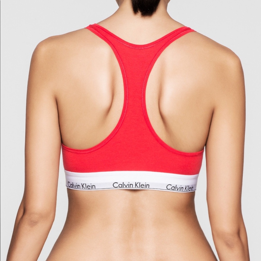 Calvin Klein Cotton logo bralette & bikini bottom - Picture 3 of 4